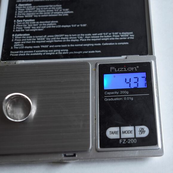 925 Silver Scrolled Filigree Ring Vintage Elegant Delicate Lacework Design - Picture 6 of 6